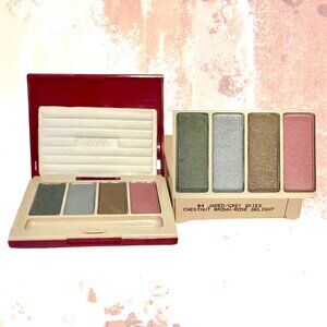 Avon Silk Finish Eyeshadow Quad Palette - Grey, Brown, Rose, Jade - NOS